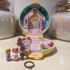 1989 COMPLETE w RING Bridesmaid Polly Nancy’s Wedding Day Bluebird Polly Pocket